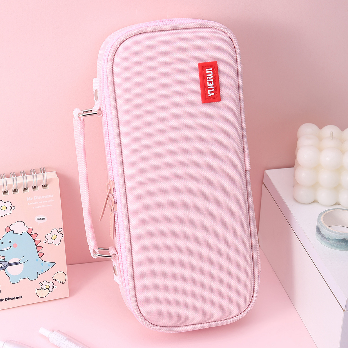 Handheld pencil case, cosmetic bag, school storage system, for teenagers 2