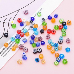 Ins fresh style irregular glass bead DIY beading materials for making bracelets and necklaces wholesale