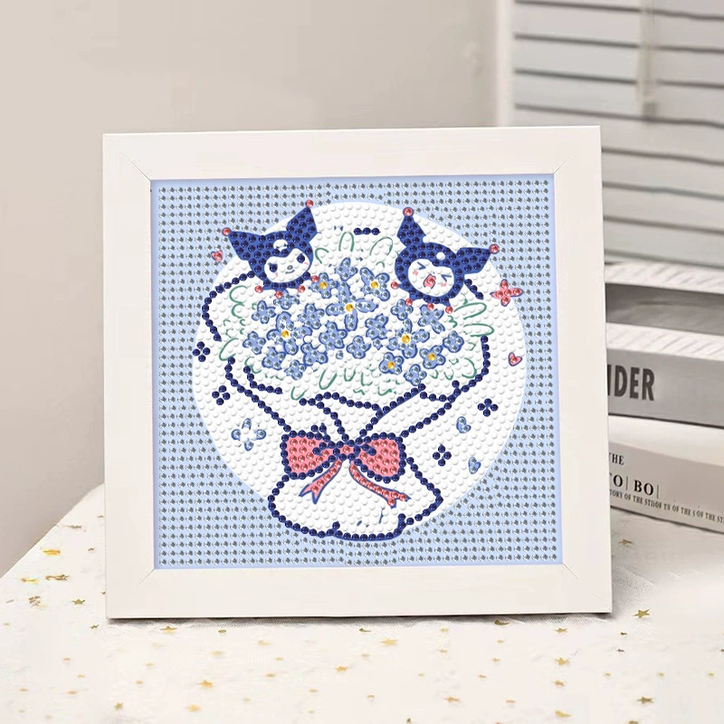 Набор для алмазной вышивки (Sanrio) Пикачу в раме, 17×17 см, комплект для полного стежка DIY