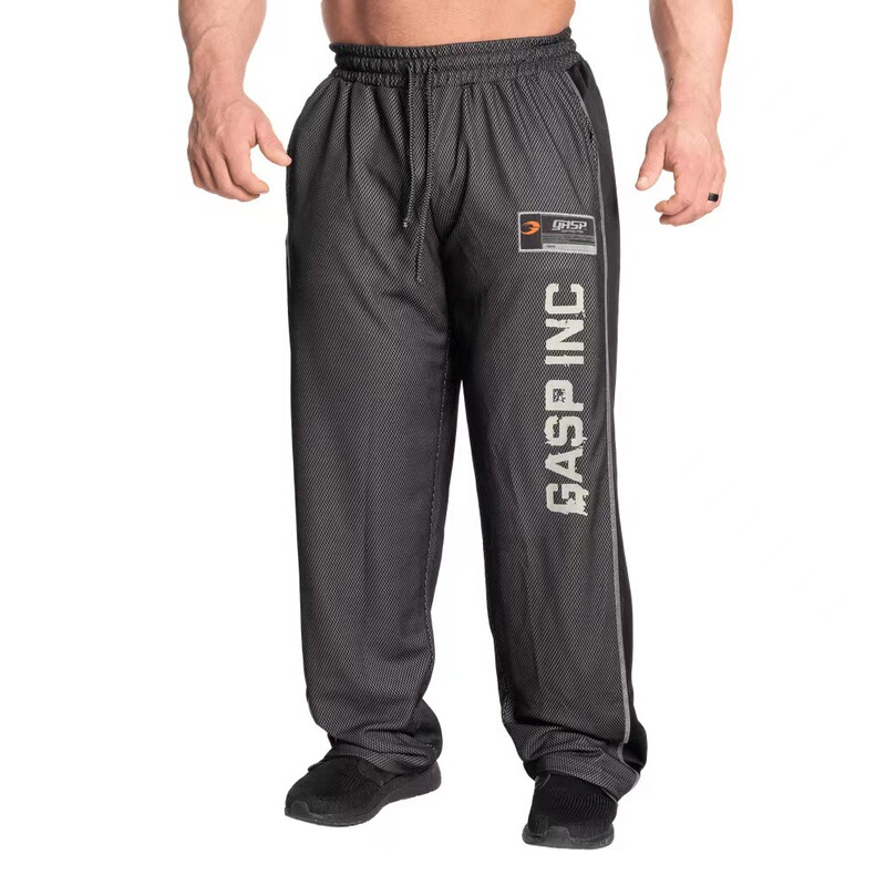 GASP Quick-drying Stitching Trousers European-size Large-size Loose Fitness Sports Training Men's Pants