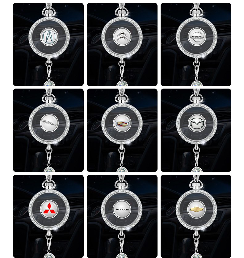 Specially Designed for Foreign Trade, Perfume Car Hangings, Aromatherapy Car Accessories, Long-Lasting Light Fragrance, High-End Fragrance for Men, and Car Interior Decorations for Women