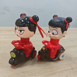 The Popular Nezha Rides a Motorcycle Without a Battery and Can Swing 360 Degrees