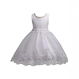 Детское белое вечернее платье, браслет из бисера для принцессы, свадебное платье, летняя юбка, майка топ, из фатина