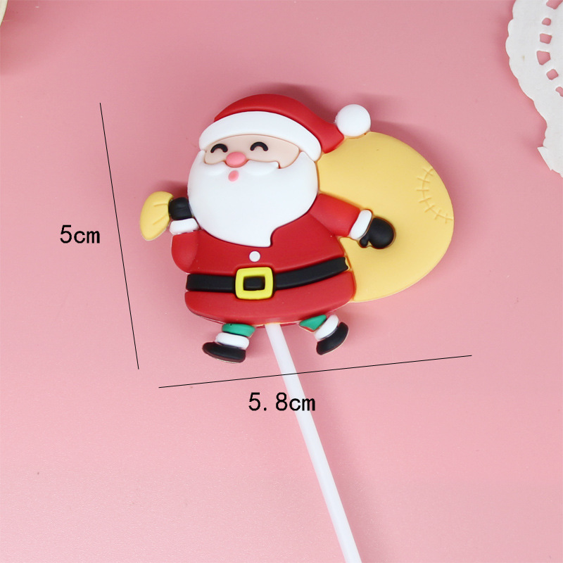 10g Weight Cake Decorating Supplies Event & Party Supplies 1 Piece Quantity Party Occasion Plastic Material Christmas Festival Christmas Tree, Santa Claus, Christmas Socks Pattern Handmade Craft Christmas Christmas Tree Santa Claus Christmas Socks Plastic Party Cake Decorating Supplies 7