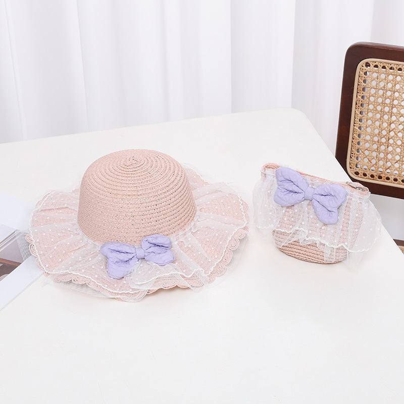 With bow, fuchsia