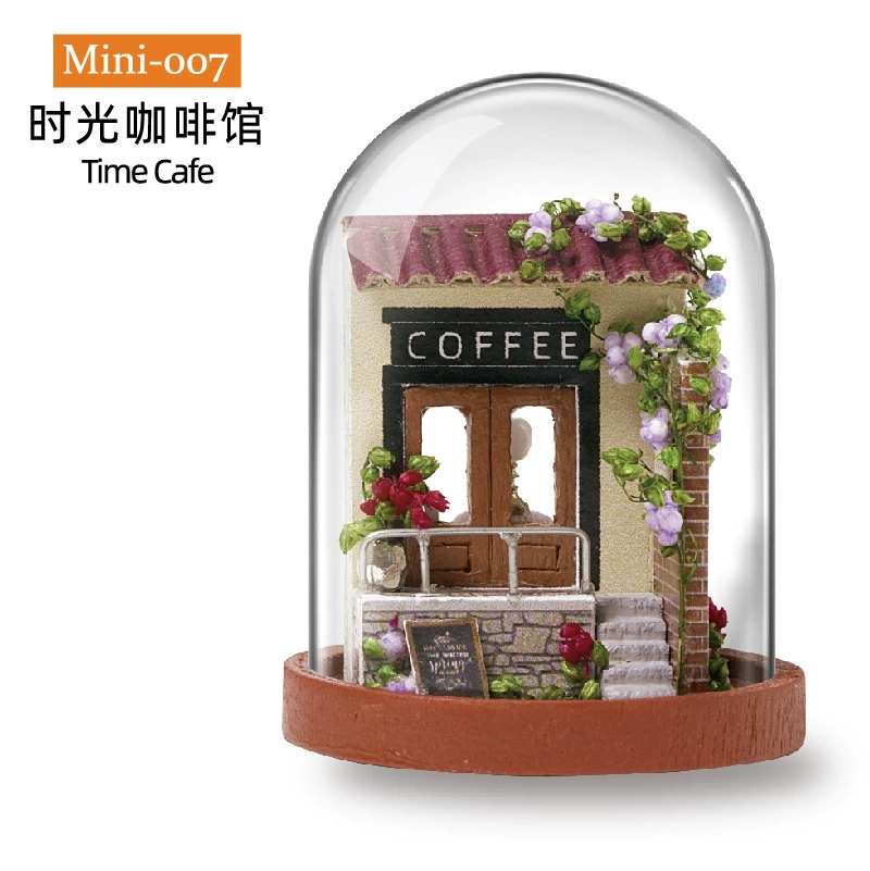 Маленький домик-конструктор, мини-фигурка, DIY дом