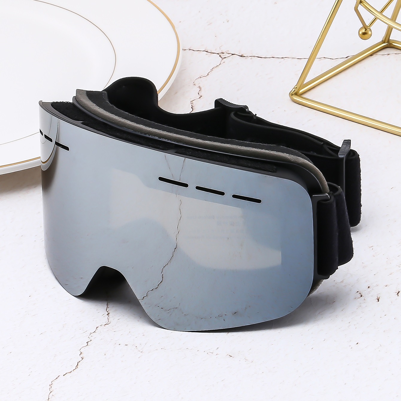 Coffret de ski cylindrique anti-buée polarisé Double couche, miroir coupe-vent et neige d'alpinisme en plein air_voghion.com
