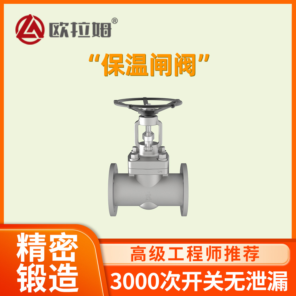 保温闸阀 BZ41W-16P DN65 CF8 精密制造 专为催化装置效率倍增设