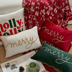 国境を越えた新しいmerry christmasクリスマス抱き枕カバーアマゾンの祝日装飾枕カバー客間
