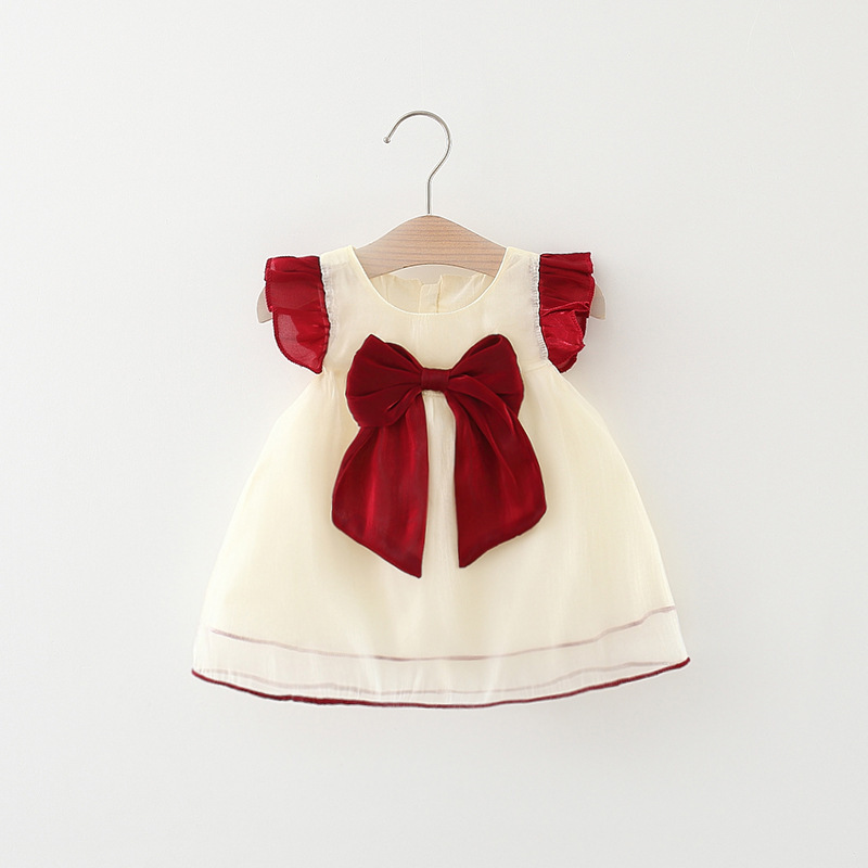Girls' dress 2022 Autumn New Little Girl Princess Dress One Year Old Western Style Sweet Baby Girl Dress