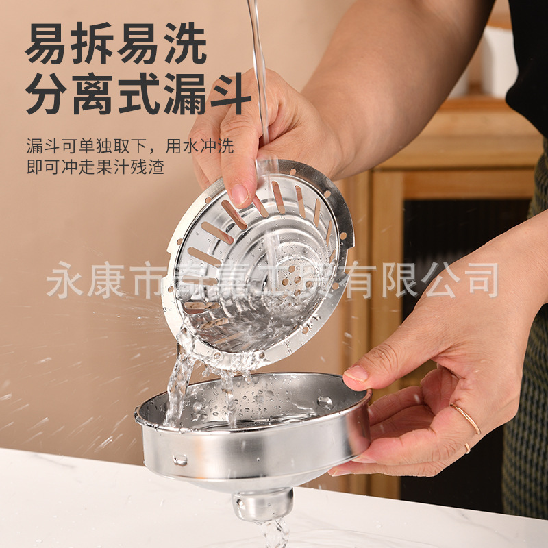鲜榨橙汁压榨器挤压橙汁商用不锈钢神器橙子水果手动榨汁机摆摊压|undefined