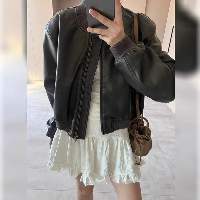 2024 новая белая кружевная юбка А-силуэтом для торта, Женская Осенняя белая пушистая юбка в балетном стиле с высокой талией