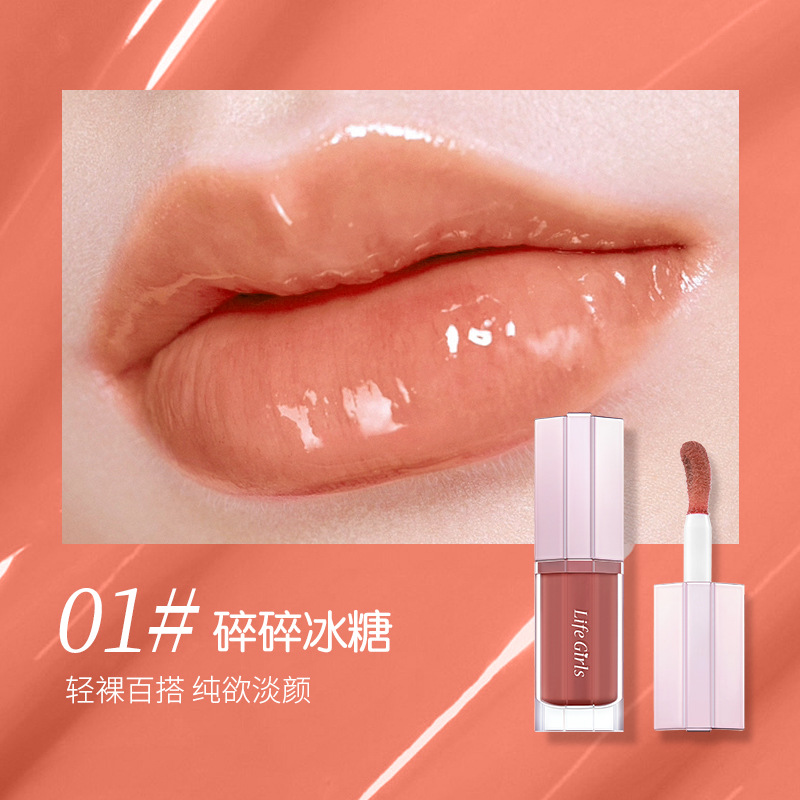 Life Girls jugo, miel labial, agua de espejo, impermeable, esmalte labial, maquillaje transfronterizo. image 7