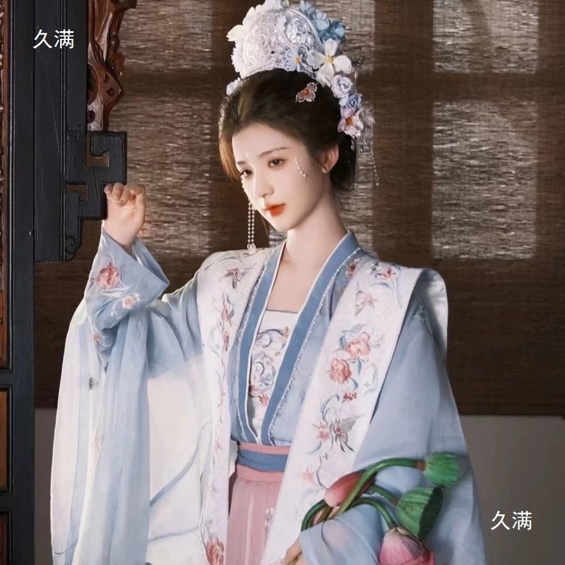 漢服アクセサリーヘアクラウン妖精宋製 3D プリント頭飾りヘアピン花の頭冠古代スタイルの写真インク雨雲ヘアアクセサリー女性のための|undefined