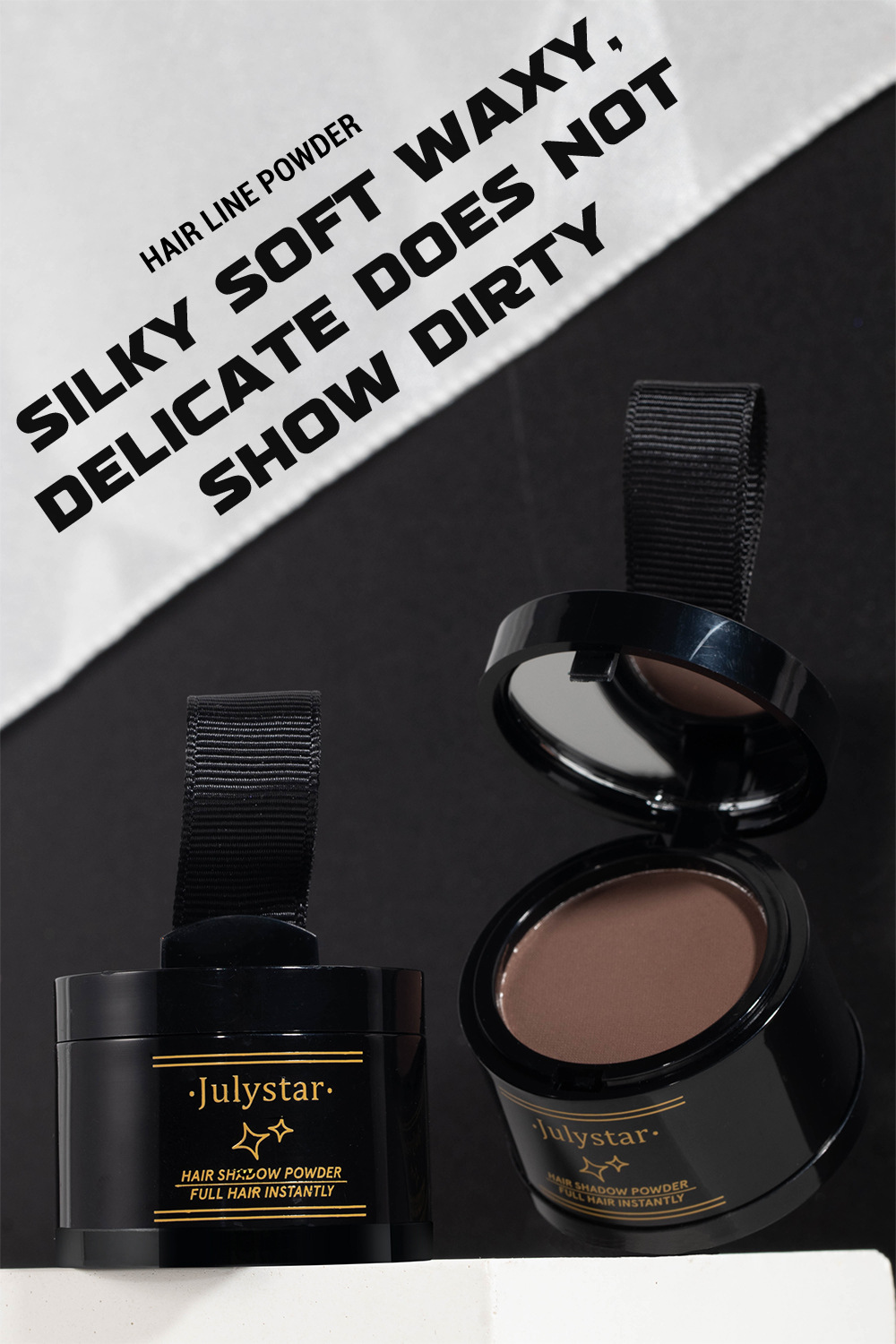 Julystar Nose Shadow Filling Powder, Hairline, Forehead Hair Replacement, Profile Contouring Hairline Powder details Picture