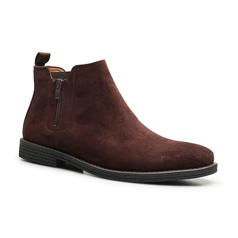 [Заказ может быть обработан] Ретро низкий штат Мартин сапоги мужской боковой молнии короткие сапоги британский дикий Челси сапоги