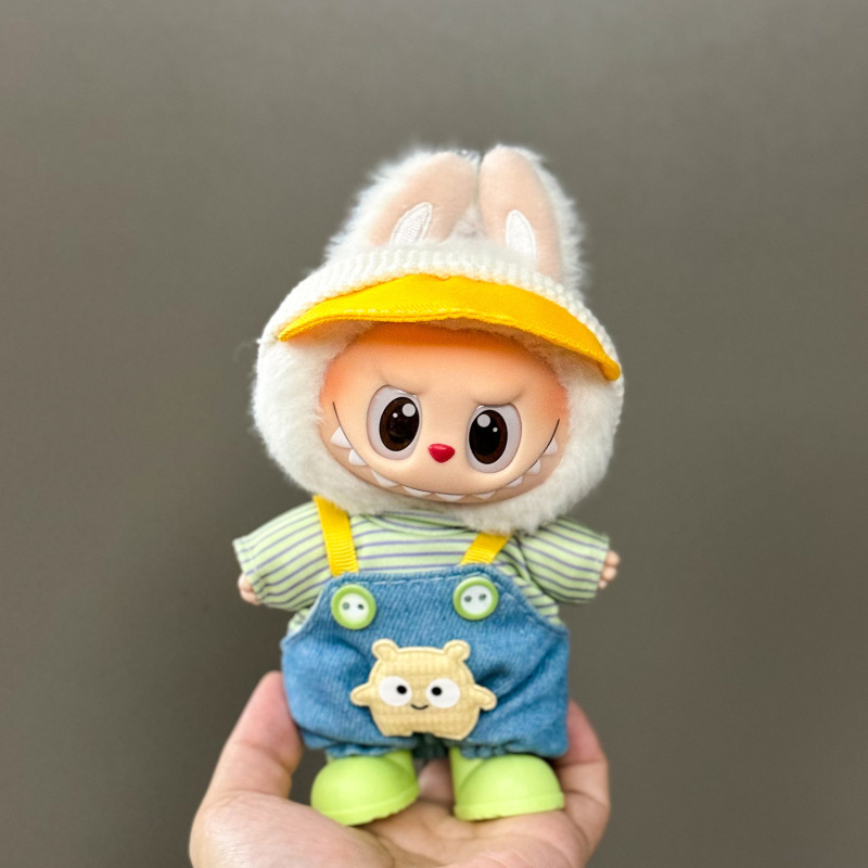 仅衣服适用于拉布布娃衣一二三代搪胶玩偶挂件公仔可穿圣诞娃衣套|undefined