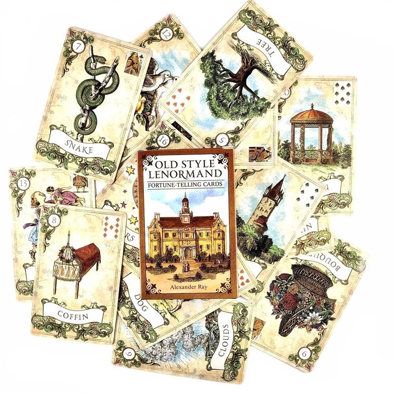 旧体利诺曼 Old Style Lenormand 旧式卡牌 英文复古风|undefined