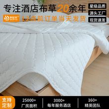 酒店床墊保護套席夢思床笠防滑透氣泡泡夾棉賓館床罩定制酒店專用