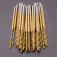 2.35mm麻花ドリルチタンメッキ定柄金銀アクセサリー穴開け琥珀蜜ワックス穴開けドリル変径麻花ドリル