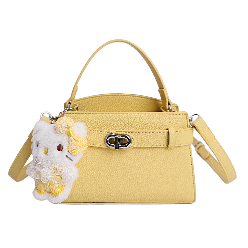 Textura de alta calidad nicho bolso de mano pequeño bolso de mujer nuevo ligeramente lujoso estampado lichi bolso Kylie bolso de mochila de estilo exterior