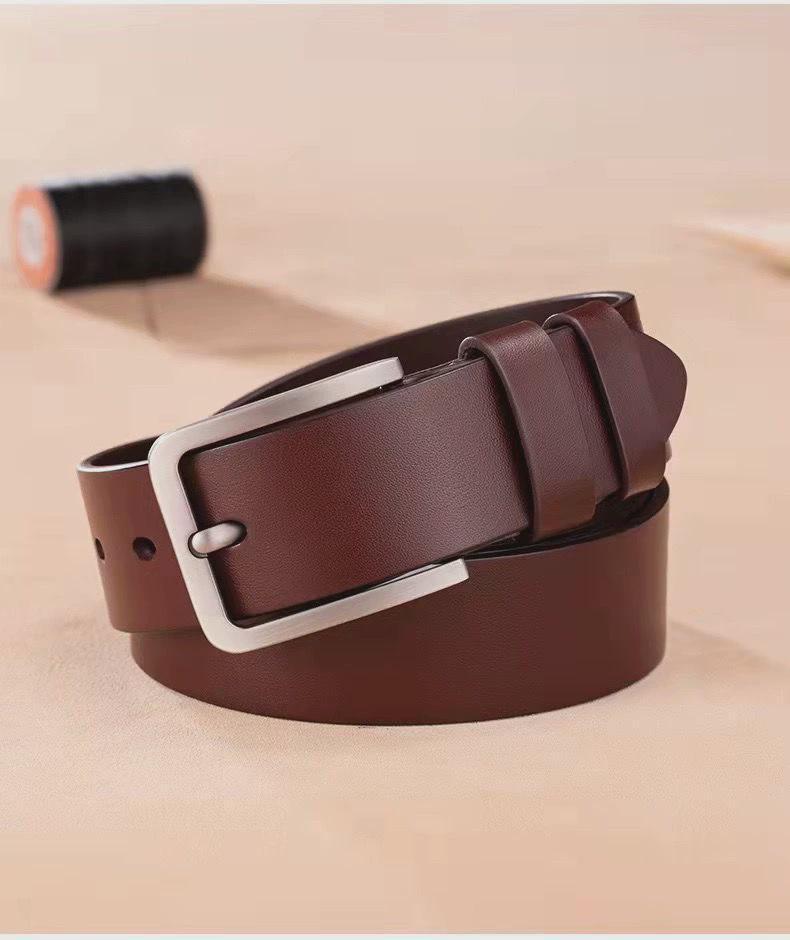 Men's pin buckle belt Korean style men's business middle-aged youth casual belt young men's denim belt factory direct sales
