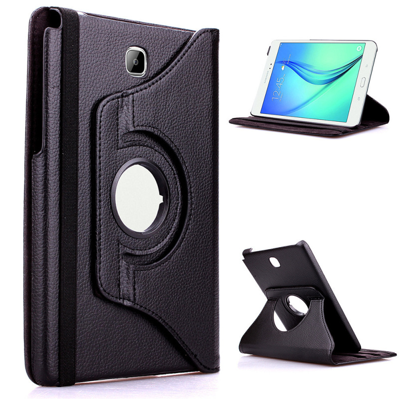 Suitable for Samsung Galaxy Tab a 9.7 Tablet Leather Case T550 P550 Protective Rotating Case with Magnetic Suction