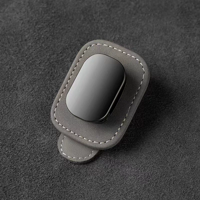Creative car glasses clip Car Glasses Clip/Bill Clip - gray-round-edgeglasses-clip