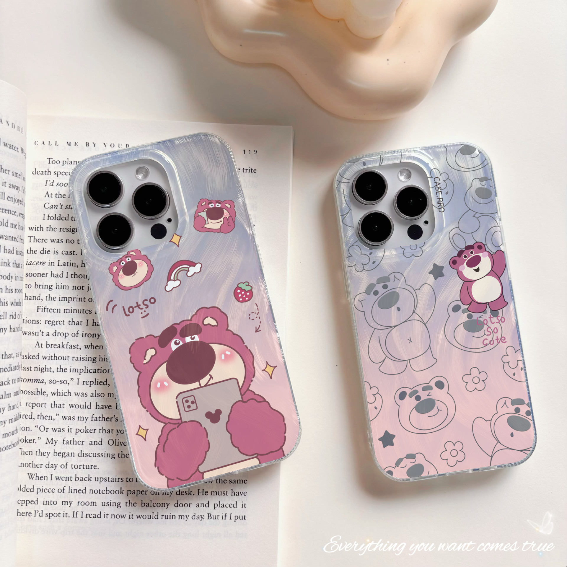 羽纱IMD熊熊适用苹果17promax手机壳iphone161514新131211防指纹