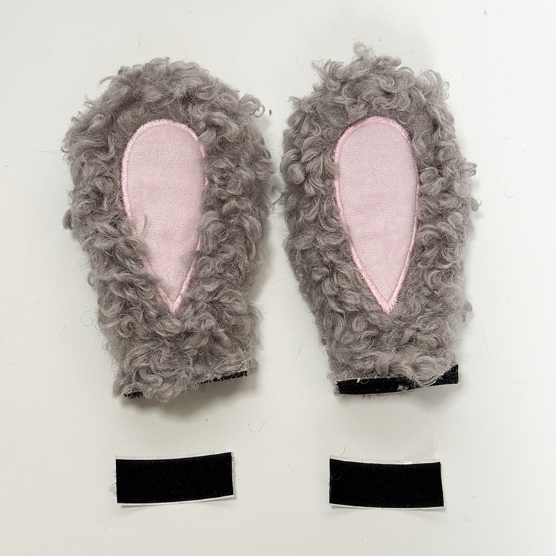 Motorcycle helmet men and women cute ears electric car motorcycle helmet decoration ski helmet ears rabbit ears children