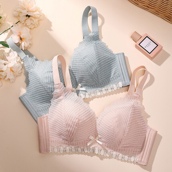 Lace latex supporting breathable underwear
