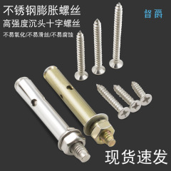 現物ステンレスタッピングねじ膨張ねじ押しボルト爆発ねじ留め具膨張ねじm4 m 6