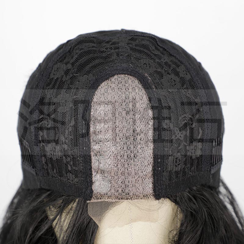 Wig European And American Ladies Wig Long Straight Hair High-temperature Fiber Synthetic Wigs Small Lace Wig Wig One Piece Dropshipping display picture 9