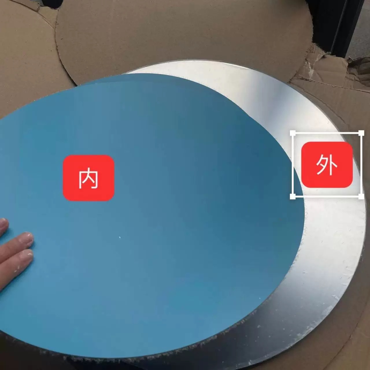 轮胎茶几材料全套包自制花海深渊茶几双面半透镜千层镜diy亚克力