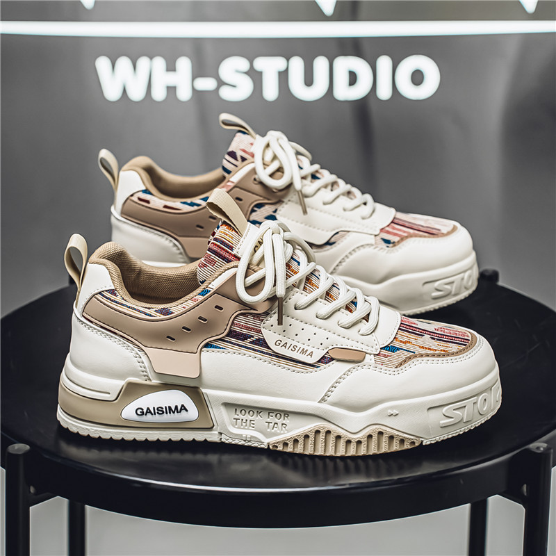 2025 cuatro estaciones de la marea nacional camuflado nicho de hombres zapatos de cuero al aire libre zapatos deportivos de estilo de port zapatos de hombre