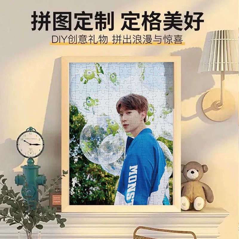 DIY головоломки фото рисование портретной живописи девушки подруги пара маленьких и красивых подарков на день рождения