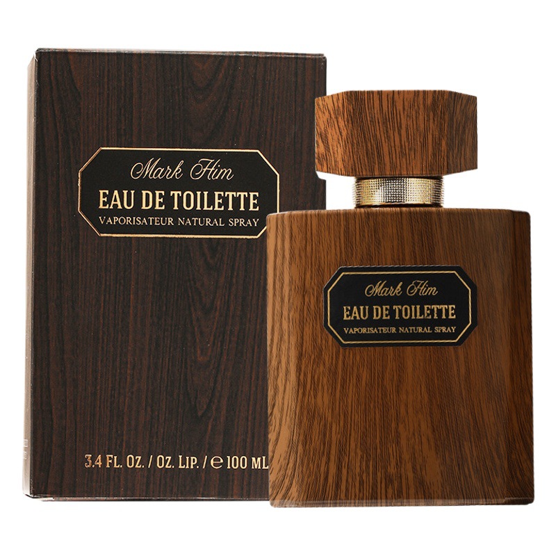 High Quality Men's Perfume Wholesale Long-Lasting Light Fragrance Foreign Trade Cross-Border Ebony Agarwood Woody Fragrance Cologne