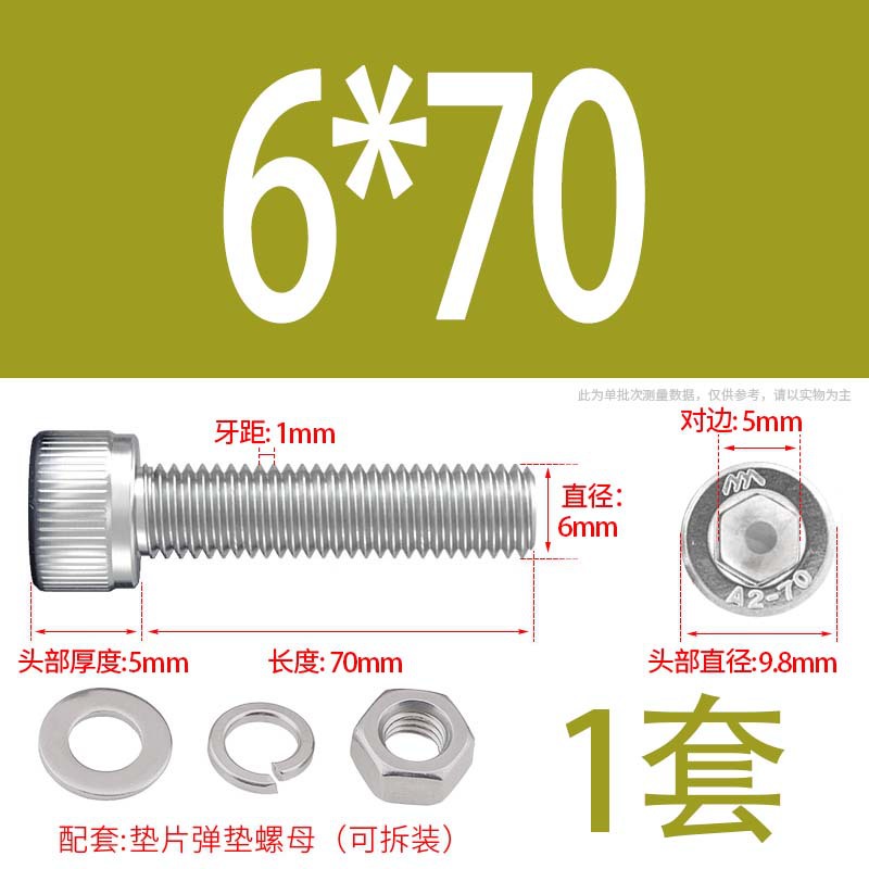 304 acero inoxidable hexagonal socket tuerca junta conjunto alargado cilindro cabeza taza perno tornillo