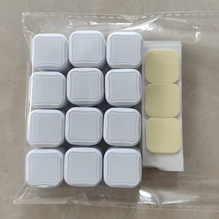 White 12 pieces [opp bag]