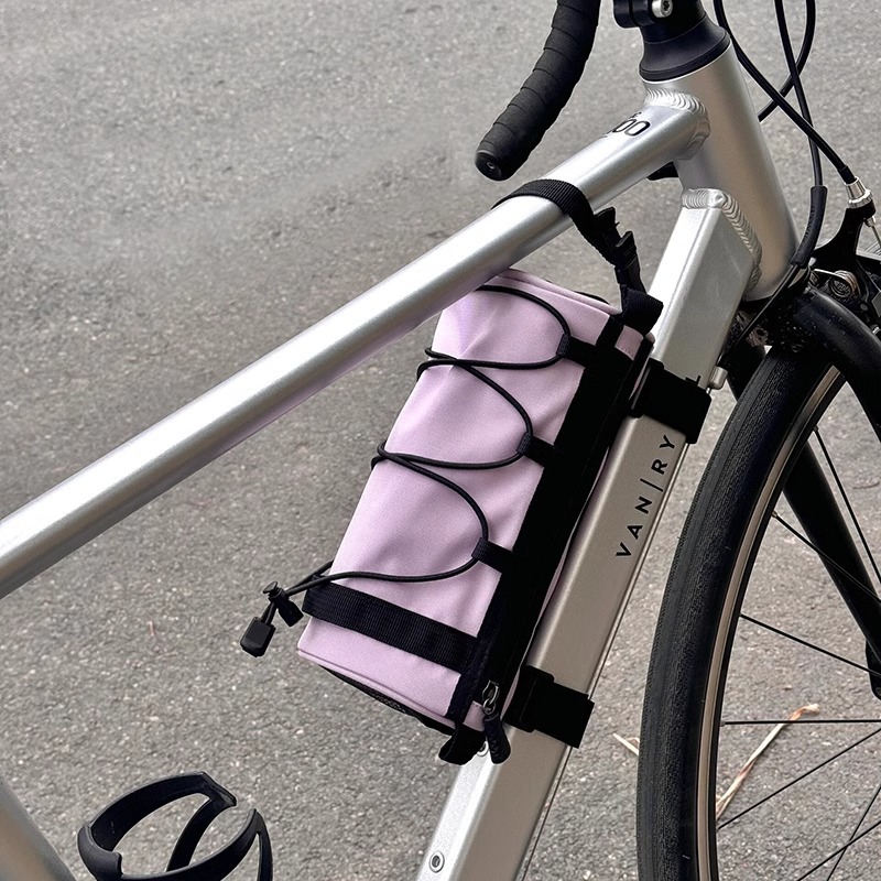 Bolsa de bicicleta bolsa de viga delantera bolsa de remolque de bicicleta de carretera tubo de bicicleta de montaña cola impermeable bolsa de ciclismo multifuncional almacenamiento portátil