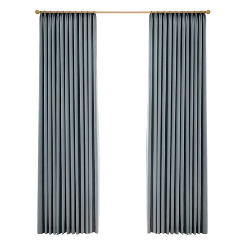 Dolly double-sided cotton and linen high blackout jacquard curtain fabric wholesale modern living room bedroom insulation curtain finished product customization