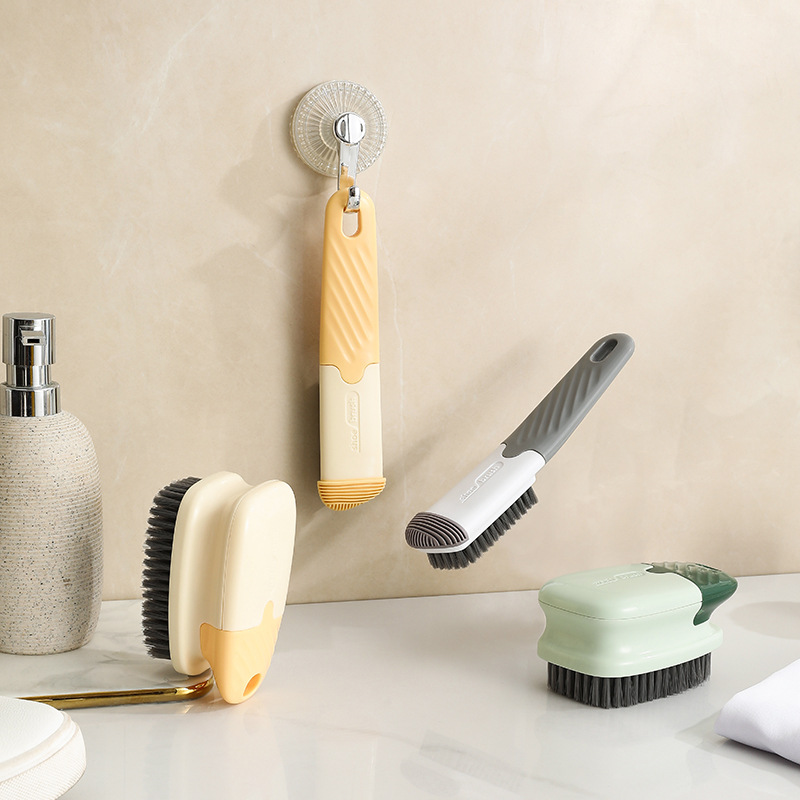 Cepillo de zapato de chocolate, cepillo de ropa, cepillo pequeño de plástico simple para el hogar, cepillo de limpieza de zapatos, cepillo de tablero, zapatos de lana suave multifuncionales