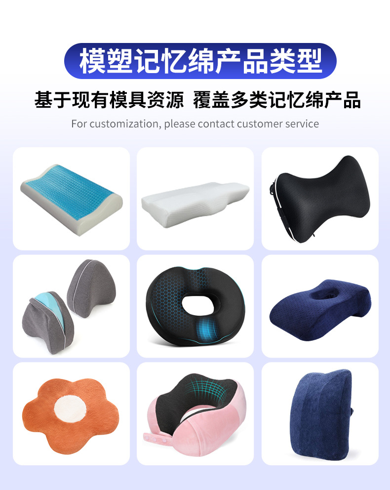 Cross-Border Amazon Memory Foam Lumbar Support Cushion for Office Long Sitting, Slow Rebound Car Lumbar Pillow Wholesale