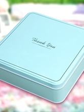 空盒子喜久久175正方形马口铁盒礼盒中秋节曲奇饼干牛轧糖果包装