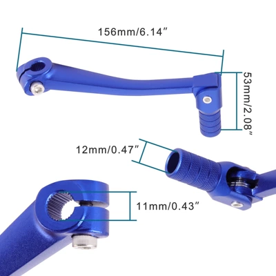 shift lever adapter XR50: Other drive systems - blue