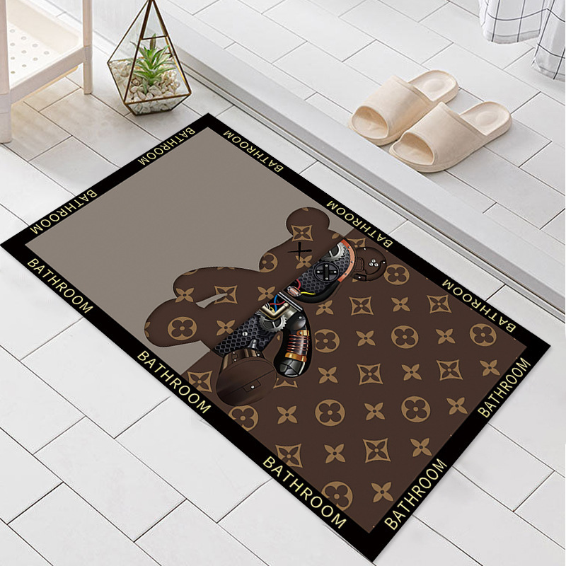 Factory Supply Bathroom Door Anti-slip Diatomaceous Earth Foot Mat Kitchen Door Mat Absorbent Quick-drying Diatomaceous Earth Soft Pad Wholesale