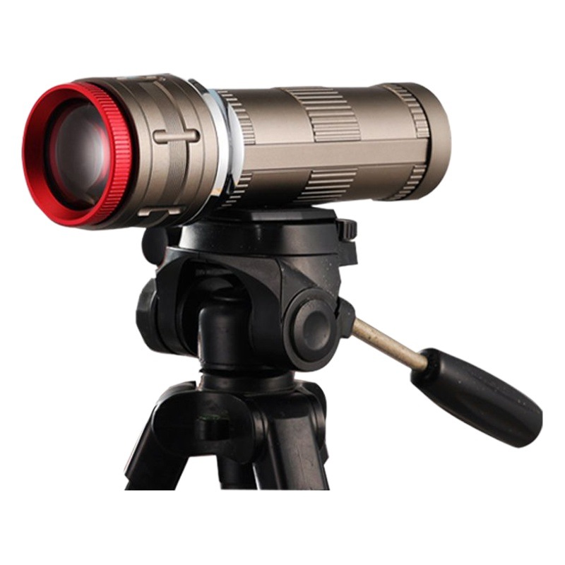 Lightweight Laser Cannon Multi-Light Source Night Fishing Lamp Stepless Dimming Four-Lens Waterproof Outdoor Light with Strong Light