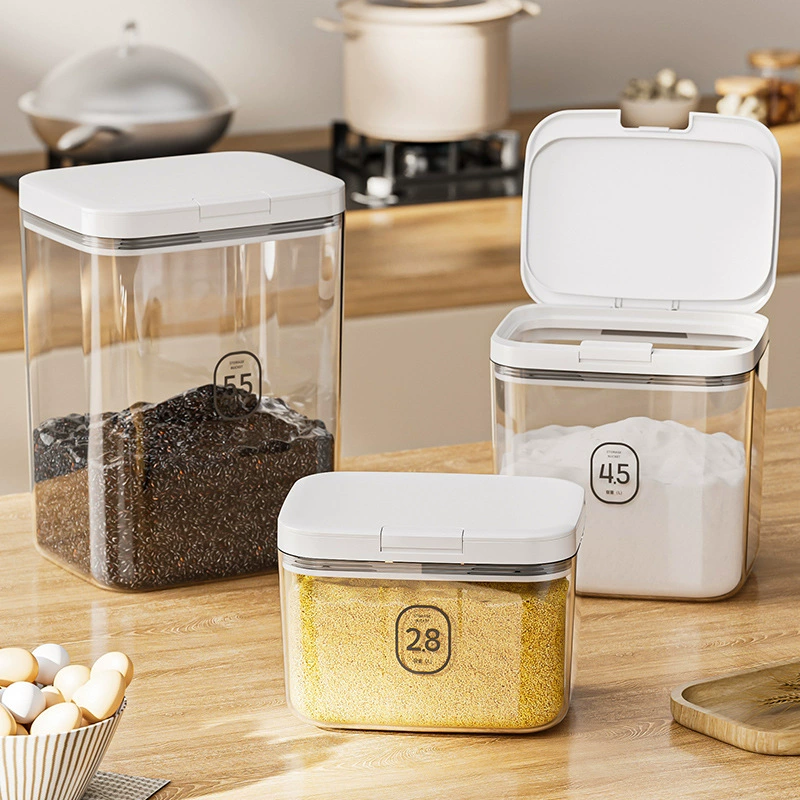 Вакуумный контейнер для хранения муки, специальный бытовой контейнер для продуктов, герметичный контейнер для хранения рисовой муки оптом
