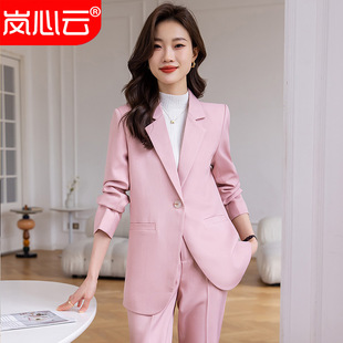 Early autumn professional suit suit formal wear women's suit work clothes temperament goddess fan Gao end fried street leisure workplace style