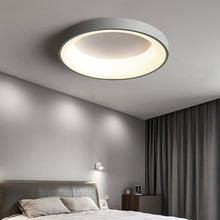 北欧卧室主灯吸顶灯米家智能主卧led灯现代简约房间阳台圆形灯具